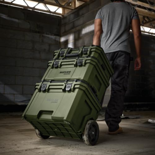 BUNKER Load-Up 9 Piece Modular Tool Storage System - 3 Tier Stackable Rolling Toolbox Set with Organisers & Accessories - IP65 Waterproof, Heavy-Duty Build, All-Terrain Wheels - Workshop & Jobsite 9 BUNKER Load-Up 9 Piece Modular Tool Storage System - 3 Tier Stackable Rolling Toolbox Set with Organisers & Accessories - IP65 Waterproof, Heavy-Duty Build, All-Terrain Wheels - Workshop & Jobsite - Image 9