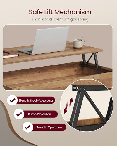 VASAGLE Lift Top Coffee Table