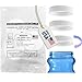 Threaded/Screw-On Caps for 3 and 5 Gallon Water Bottle Jugs (3 pk) (53mm, White)