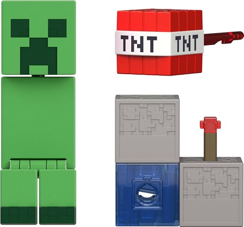 Minecraft Figurine Creeper Redstone - vue 5