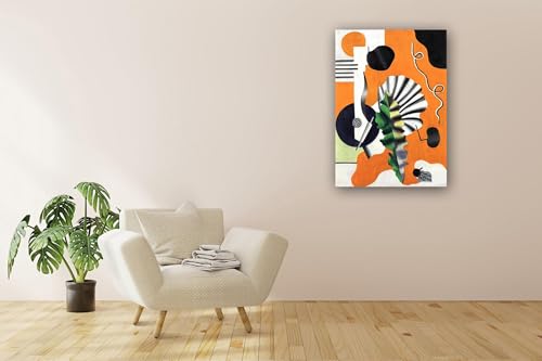 Toile d'art abstrait haut de gamme composition boussole affiche moderne 40x56