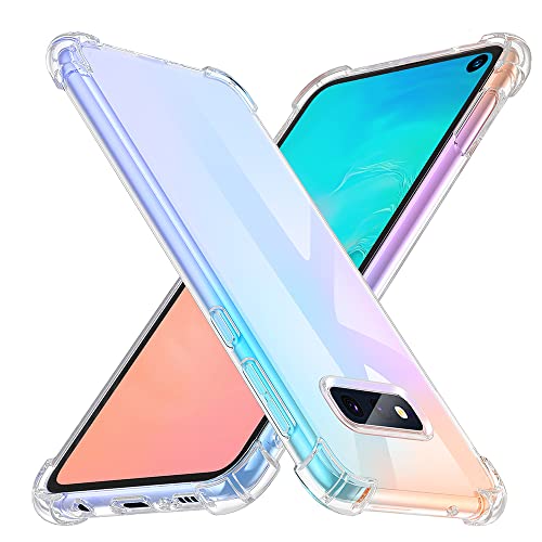 Image of Losvick Case for Samsung S10e Case, Clear Galaxy S10e Case Silicone Soft Shockproof Bumper Protection Anti-scratch Drop-Protection Cover for Samsung Galaxy S10e - Transparent