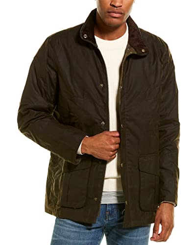 Barbour Men's Hereford Wax Jacket (As1, Alpha, L, Regular, Regular, Olive, Large) #TOP27