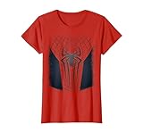 Marvel Amazing Spider-Man No Way Home Costume Camiseta, Mujer, Rojo, L