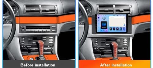 Radio coche Android Auto para BMW M5 E39 con pantalla bluetooth y USB 4G+64G 2
