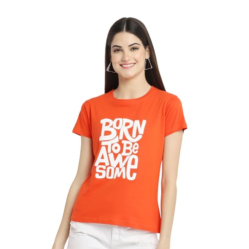 Image of Fabflee Women's Graphic Regular Fit T-Shirt