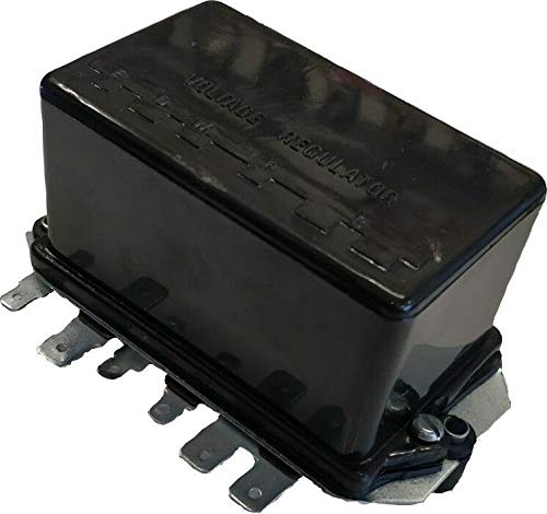 Image of HC-Cargo DYNAMO LUCAS TYPE REGULATOR RB340 14V CUT OUT CONTROL BOX 130883 VRG3606 WOOD AUTO
