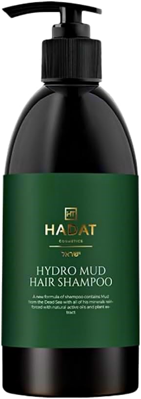Champú Exfoliante HADAT Cosmetics hydro mud hair shampoo - combate caspa y grasa. Fórmula enriquecida con aceites activos naturales y extractos de plantas, nutrición y hidratación