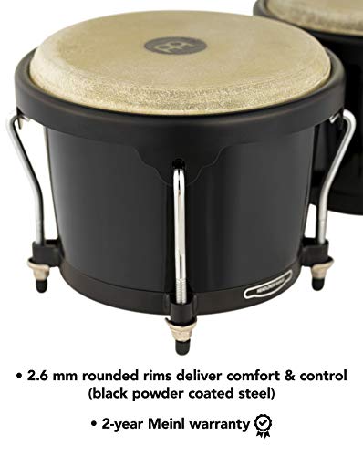Meinl Percussion Hfb100Bk Headliner Series Fiberglass Bongos, Black #TOP5