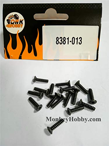 Parts 8381-013 Flathead Screw-coarse Thread 3x12mm (16 Pcs) 