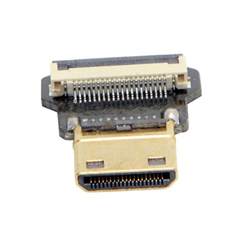 CYFPV Standard Straight Mini HDMI Type C Male Connector for FPV HDTV Multicopter Aerial Photography, Black - Image 4
