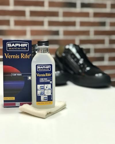 Saphir Varnish Rife Patent Leather Cleaner - for Shoes, Boots, Bags & Clothes