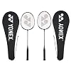 Yonex GR 303 Saina Nehwal Edition Badminton Racket 2021 Professional Beginner Practice Racket with Full Cover Steel Shaft - Pack of 2