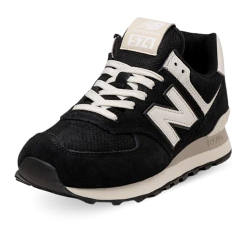 New Balance 574, Sneaker Hombre, Negro, 37.5 EU