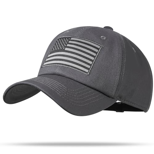 Image of American Flag Hat, Adjustable Fit USA Baseball Cap for Men Women, Dad Hats, Outdoor Ball Caps for Casual Wear