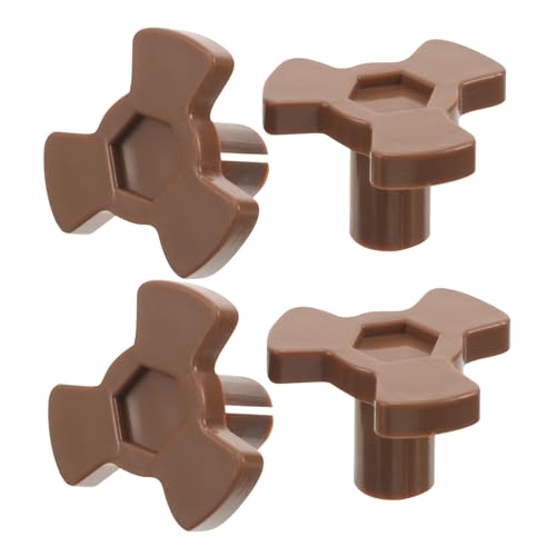 iplusmile 4 piezas Soporte Acoplador para Plato Giratorio de Microondas Eje de Acoplamiento Repuesto Compatible con Varios Estructura Resistente y Ligera Fácil Instalación y Alta