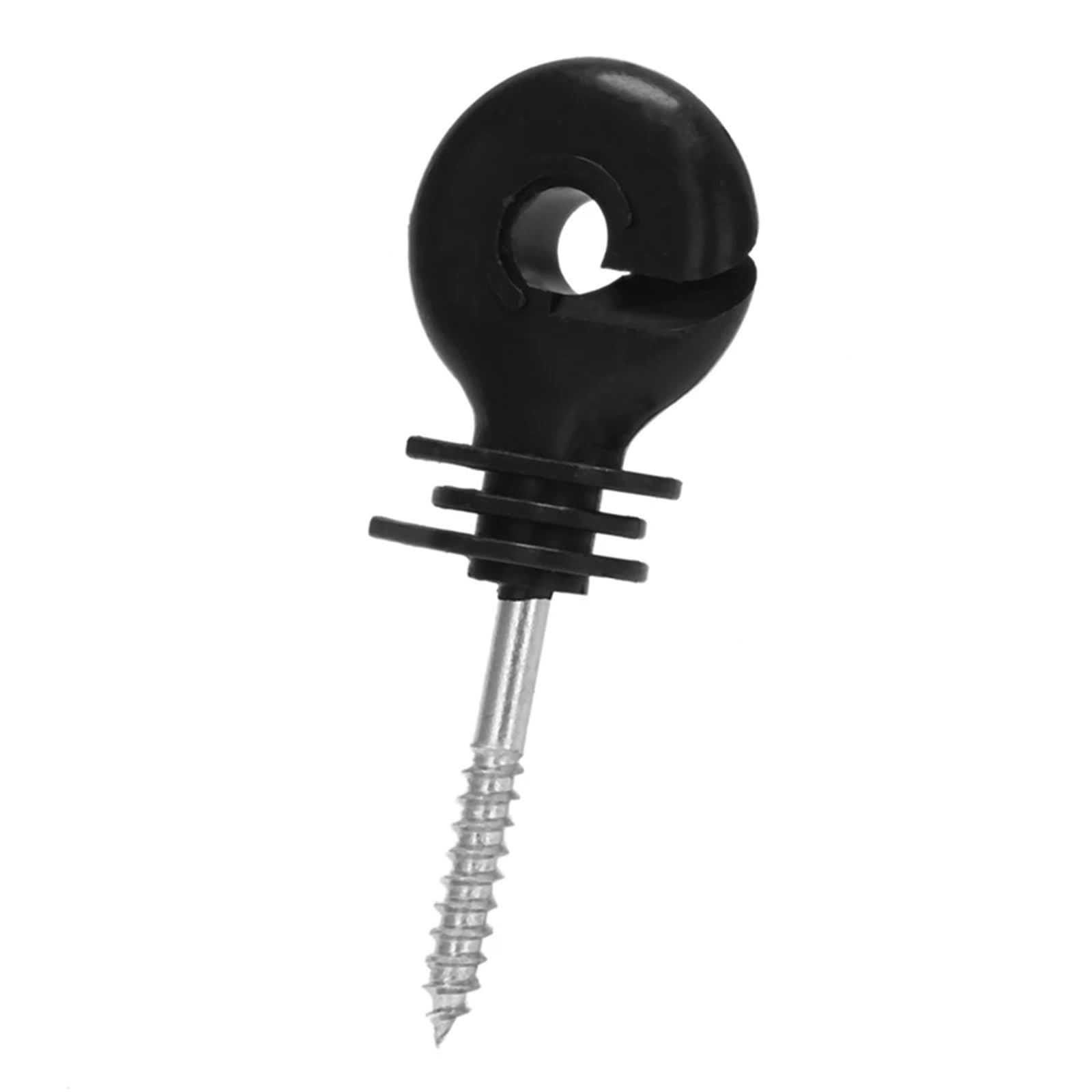 250 postes aislantes para valla eléctrica de anillo offset de tornillo, suministros seguros para jardín agrícola para granja, ganado y accesorios para cercas de jardín