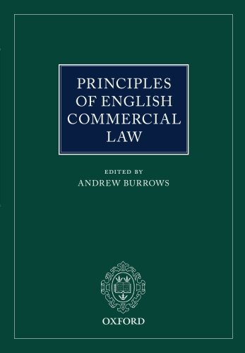 Principles of English Commercial Law Principles of English Commercial Law
