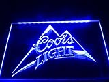 LEDHouse Coors Light la Signature LED Le Signe Acrylique éclairage Le Bar Les Personnages de la publicité de néon de Colour Bleu de Bouclier