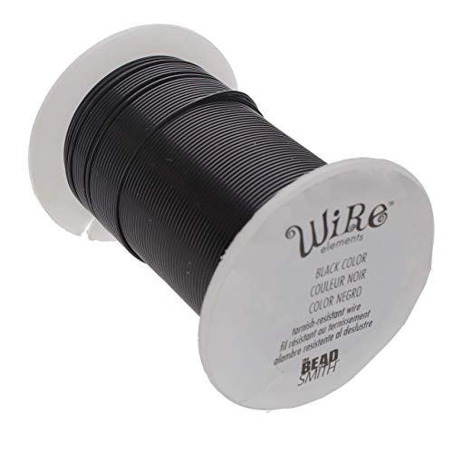 The Beadsmith Wire Elements 16-Gauge Lacquered Tarnish-Resistant Copper Wire for Jewelry Making, 8 Yard, 7.32 Meter Spool