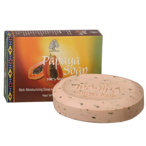 Madina Bar Soaps (Papaya with Green Tea)
