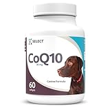 K9 Select CoQ10 Supplement for Dogs, 30mg - 60 Soft Gels per Bottle - Pet Supplement, Nutritional Softgels for Canine Heart Health, Cardiovascular & Gum Health, Energy