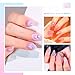 krofaue Almond Nails Tips - 240Pcs Clear Fake Tips 12 Sizes Soft Gel False Nails Full Cover Press on Nails Almond for Manicure Salon and Easy DIY Nail Extensions for Women