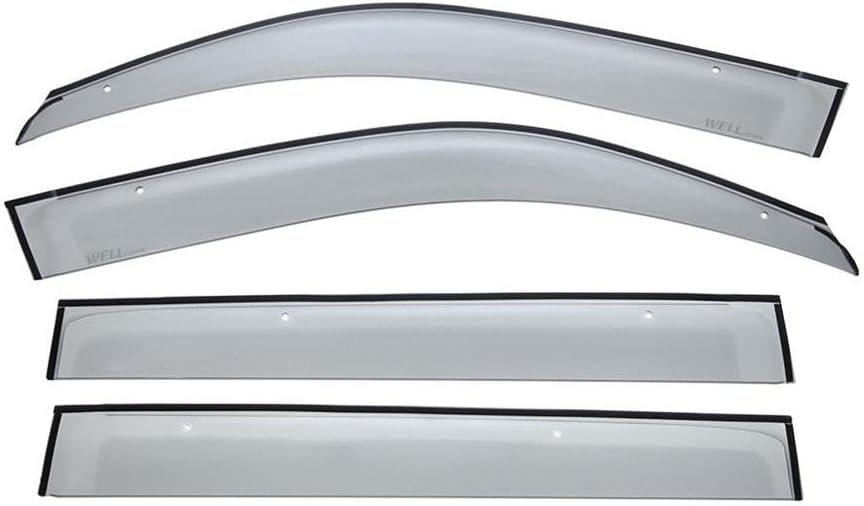 WellVisors Window Visors Wind Deflectors Compatible with Lexus 2008-2021 LX570 Premium Series Rain Guards 3-847LX002