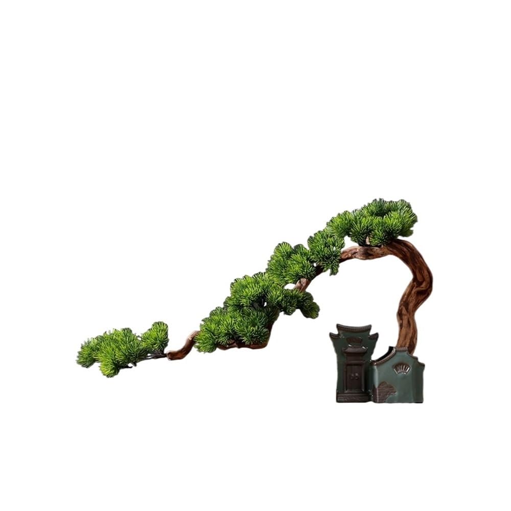 CHENGAIJIAN Artificial Bonsai Tree, Indoor artificial plant decorations, simulated bonsai, office desk display, living room decoration