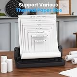CyberPixel Portable Printer Wireless for Travel, Inkless Bluetooth Thermal Printer Supports A4 & US Letter, Mobile Printers Compatible with iOS, Android, Laptop for Office, Home, Portable Use (BLACK) - Image 7