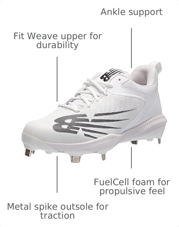 Image of New Balance Men's FuelCell 4040 V6 Metal Baseball Shoes