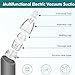 Ear Vacuum Wax Removal Tool, 6 Levels Electric Strong Suction Ear Vacuum Wax Remover, USB Charge Ear Cleaner Ear Wax Vacuum, Ear Wax Suction Remover Device for Adults and Kids (Grey)