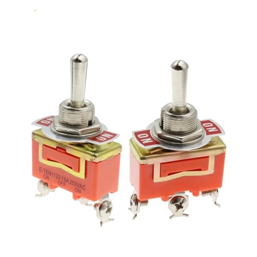 Interrupteur à bascule E-TEN1122 haute capacité 15A pour commutation ON-OFF - 3