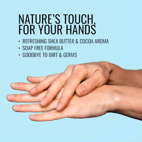 Image of Morpheme Remedies Hand Wash Shea & Cocoa Butter, Anti Bacterial - Soap Free Hand Wash, 250 ml (MORPH810)