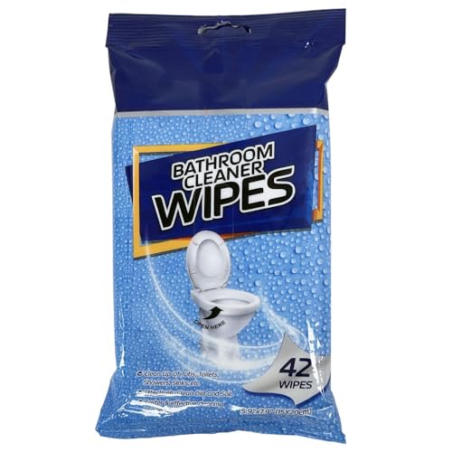 42ct Bathroom Cleaning Wipes Surface Cleaner Multi Purpose Clean Home 5.9