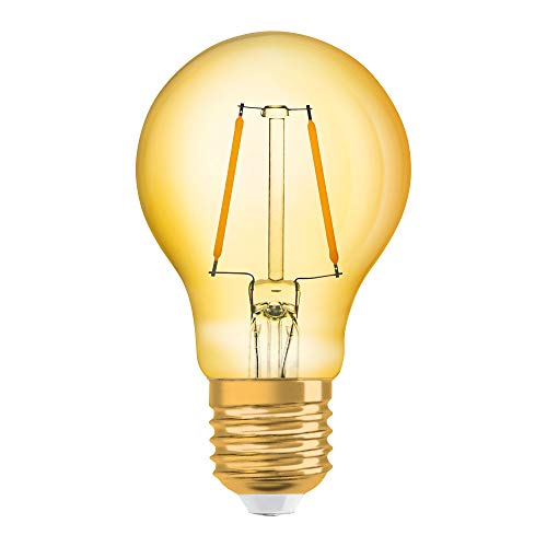 OSRAM LED Vintage Edition 1906, Sockel: E27, Nicht Dimmbar, Warmweiß, Filament Gold