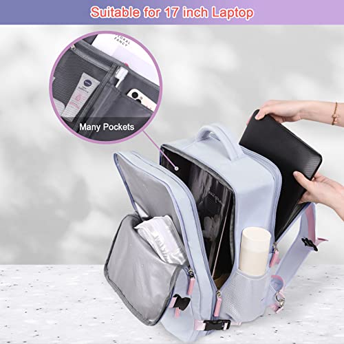 Sinaliy mochila portátil impermeable para laptop 17 pulg miniatura 6