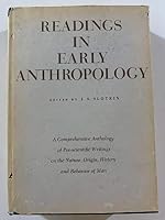 Readings in Early Anthropology B000N7CMRY Book Cover