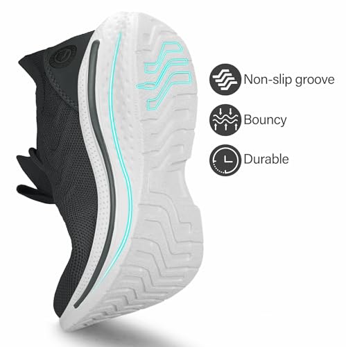 Image of Pujcs Mens Tennis Shoes Slip on Sneakers Ligthtweight Wlking Running Shoes for Work Gym Workout Sports Atheletic
