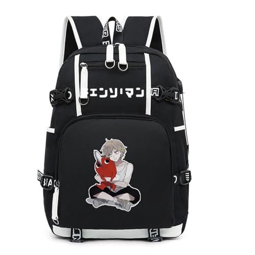 Anime Chainsaw Man Backpack Pochita Daypack Laptop Bag Student Bag School Bag with USB port 3