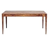 mesas madera ikea Mesa de comedor grande con esquinas redondeadas elegantemente - esquinas pulidas a mano y bordes facetados