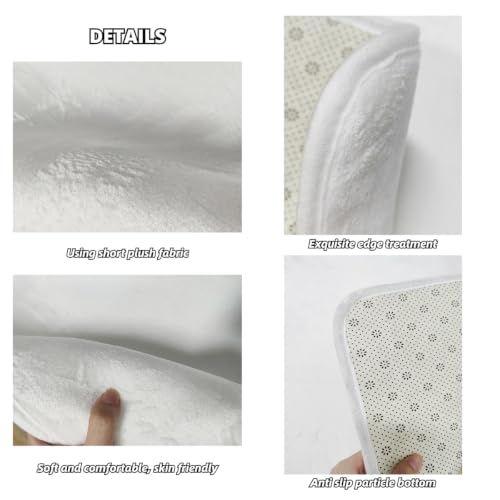 Tapis moderne minimaliste irrégulier lavable pour solutionner l'entretien des grands salons - 3