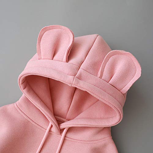 Infant Baby Toddler Girls Boys Hoodie Sweatshirt Tops Clothes 1-3 Years Old Kids Cartoon 3D Ear Shirts Coats3