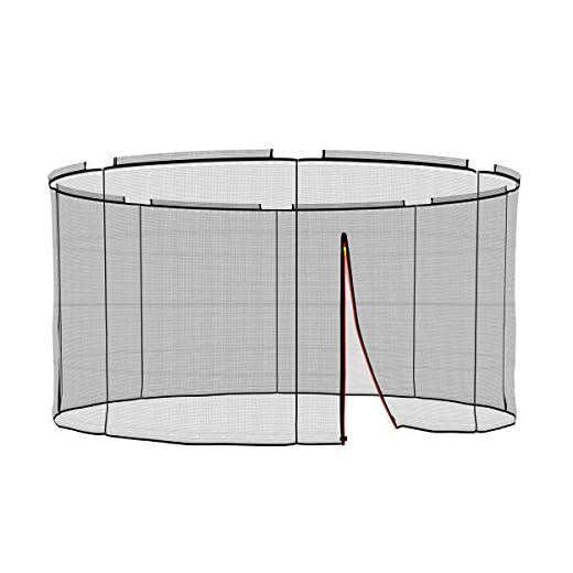 Ampel 24 deluxe ersättning skyddsnät för studsmatta Ø 366 cm, ersättningsnät för 8 stolpar, internt nät, slitstarkt