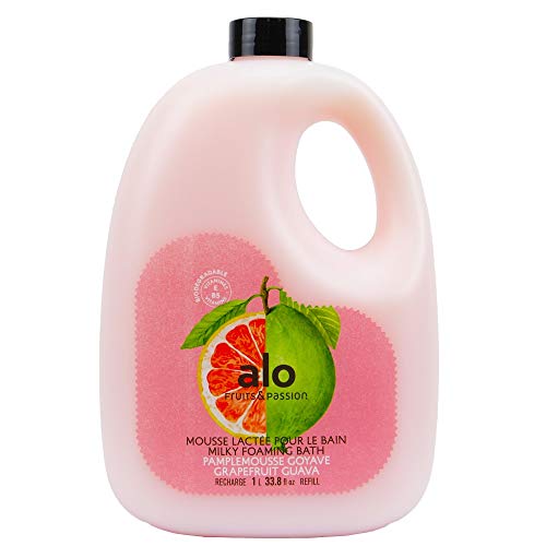 Fruits & Passion Alo Graprefruit Guava Milky Foaming Bath Soap Refill 1 Liter
