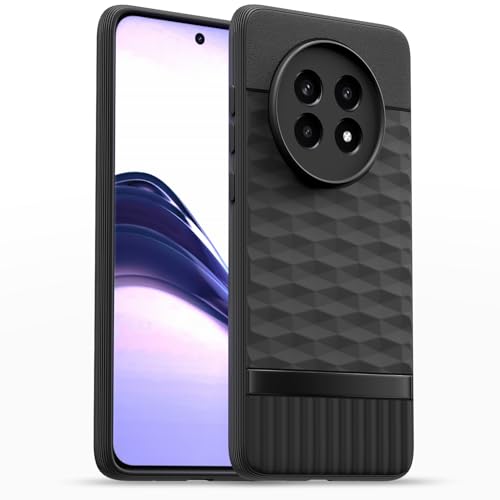 Image of Outlouders Bumper Case for Realme 13 Pro / 13 Pro Plus 5G | Full Camera Protection | TPU Soft Flexible Shockproof Back Cover (Black)