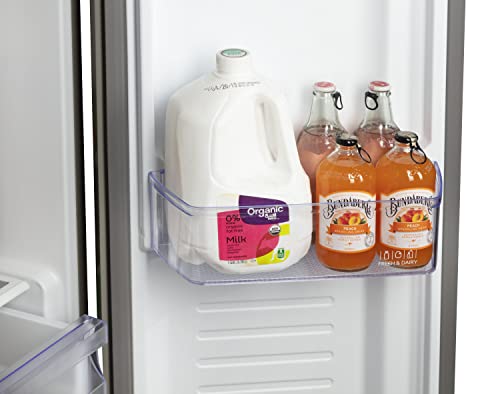 Hamilton Beach HBF1558 15.6 cu ft Counter Depth Full Size Refrigerator, Side Doors, Stainless - Image 3