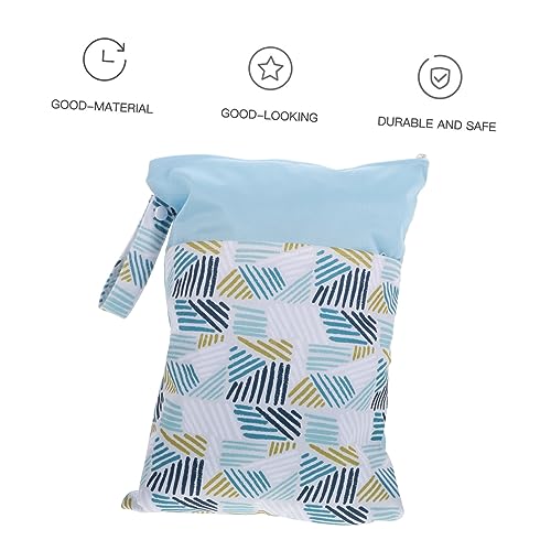 Bolsa organizadora portátil para toallas sanitarias azul miniatura 7