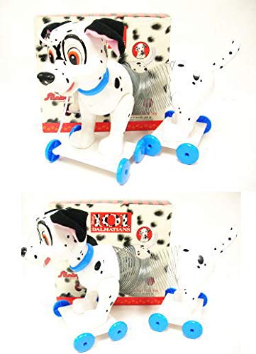 Amazon.co.jp: 101匹わんちゃん プルトイ Slinky Dog 青の首輪