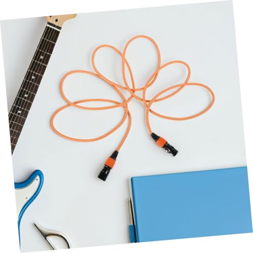 Cable de micrófono XLR balanceado de 2 piezas, conectores de audio macho hembra de cobre estable 6